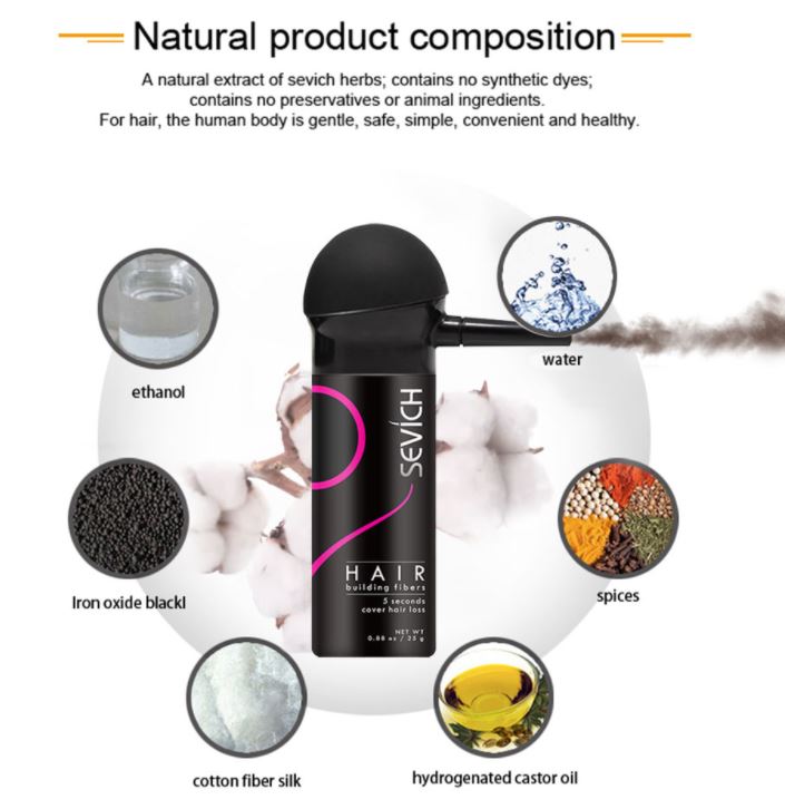 SEVICH – Haarauffüller – Streuhaar – Schütthaar – Haarverdichtung – Bild 6